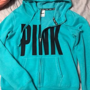 Hooded Full Zip PINK sweatshirt